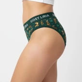 -Tİger Desenli Kadın String Külot thumbnail 4