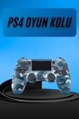 PS4 Joystick Oyun Kolu Titreşimli Uzun Pil Ömrü USB Şarj Kablolu thumbnail 2