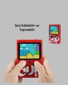 Şarjlı Taşınabilir El Oyun Konsolu 400 Oyun thumbnail 4
