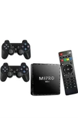 Android Tv Box 2.4g 10k Ultra Hd 2gb Ram 64gb Hafıza 10000 Retro Oyunlu Konsol Game Stick M8 Pro thumbnail 3