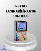 Mini Retro Oyun Konsolu 500 Oyunlu 3.0 İnç Ekran ve Şarjlı Batarya thumbnail 1