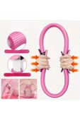 Pilates Çemberi Kaymaz Tutma Pedli Yoga Plates Egzersiz Halkası Ring İç Bacak Kalça Hareket Bandı thumbnail 2