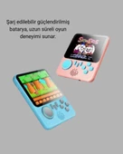 666 Oyunlu Retro Mini Oyun Konsolu – 3.5" LCD Ekran ve Çift Kişilik Oyun thumbnail 3