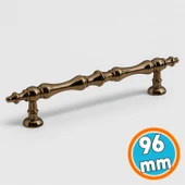 Mobilya Çekmece Mutfak Dolabı Dolap Kulpları Kulbu Kulpu Bronz Metal Kulp 96 mm - 9.6 cm thumbnail 1