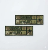 İHA sınıfı kamuflaj İsimlik 2 ADET - İHA isimlik thumbnail 1