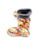 Ayakcenter 21-14 Srb Gri Emoji Kürklü Erkek Çocuk Çizme thumbnail 2