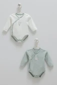 Caramell %100 Pamuk Hello Forest 2'li Bebek Body CRML.BE1954 thumbnail 1