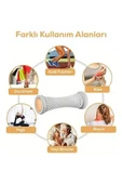 16 cm Egzersiz Topu Ayak Kol Masajı Duyu Silindiri Rulosu Topuk Dikeni Egzersizi Rahatlatıcı Roller thumbnail 8