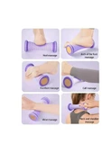 16 cm Egzersiz Topu Ayak Kol Masajı Duyu Silindiri Rulosu Topuk Dikeni Egzersizi Rahatlatıcı Roller thumbnail 4