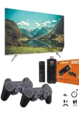 Game Stick Çift Oyun Konsolu Smart TV Game Box 8k Ultra HD 64 Gb thumbnail 4
