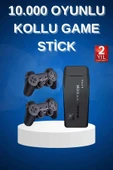 Çift Kollu 2.4g kablosuz Retro 4k Game stick 3500 oyun atari HD Görüntü Kalitesi thumbnail 2