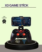 Çift Analog Joystick ve 14 Tuşlu Bluetooth Oyun Kumandası thumbnail 1