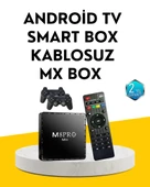 M8Pro Android TV Box ve Retro Oyun Konsolu – 10K Ultra HD Görüntü thumbnail 1