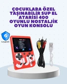 Şarjlı Taşınabilir El Oyun Konsolu 400 Oyun thumbnail 1