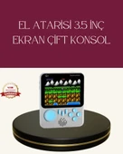 Şarjlı 3.5 İnç Retro Oyun Konsolu thumbnail 1