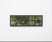 İHA sınıfı kamuflaj İsimlik 2 ADET - İHA isimlik thumbnail 2