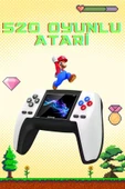 Retro Konsol P5 Uyumlu Taşınabilir 520 Oyunlu Kablosuz Game Stick thumbnail 2