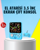 666 Klasik Oyunlu Mini Retro Konsol – Büyük Ekran Desteği thumbnail 1