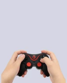 Ergonomik Tasarımlı Kablosuz Bluetooth Gamepad Titreşimli thumbnail 2