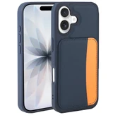 iPhone 17 Kılıf Kartlıklı X-Kart Silikon Kapak thumbnail 12