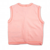 Pembe Kuğu Desenli Bebek Yelek - 2