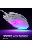 SteelSeries Rival 3 Gen 2 Optik 6 Tuş 8500DPI Kablolu RGB Gaming (Oyuncu) Mouse - Beyaz thumbnail 8