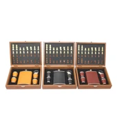 Ahşap Kutulu Satrançlı Matara Seti Derili thumbnail 2