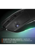 SteelSeries Rival 3 Gen 2 Optik 6 Tuş 8500DPI Kablolu RGB Gaming (Oyuncu) Mouse - Siyah thumbnail 6