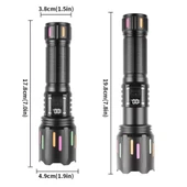 Zoomlu Led Powerbank Özellikli Şarjlı El Feneri thumbnail 1