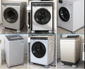 Çamaşır Makinesi Titreşim Engelleyici Stoper GRİ 4 lü Set thumbnail 3