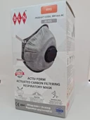 BLN BM 022 AC FFP2 NR AKTİF KARBON FİLTRELİ TOZ MASKE (20 ADET) thumbnail 4
