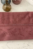 Özdilek Ditsy El-Yüz Havlusu 4 Adet-Antrasit-Pembe thumbnail 7