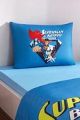 Özdilek Özdilek Superman Best Friend Tek Kişilik Lisanslı Lastikli Çarşaf Çocuk Nevresim Takımı thumbnail 3