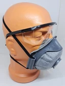 BLN BM 022 PRO X AC FFP2 NR AKTİF KARBON FİLTRELİ TOZ MASKESİ (1APARAT - 5 MASKE) thumbnail 4