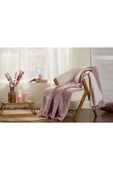Özdilek Colourist Ponponlu Çift Kişilik Çift Taraflı Pamuklu Battaniye 180x220 cm thumbnail 2