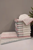 Özdilek Pembe-mint Evony Havlu El Yüz Havlusu 6'lı thumbnail 5