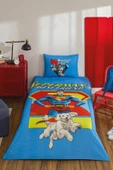 Özdilek Özdilek Superman Best Friend Tek Kişilik Lisanslı Lastikli Çarşaf Çocuk Nevresim Takımı thumbnail 1