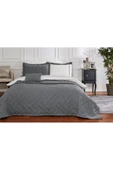 Özdilek Gelin Seti Yatak Örtülü Nevresim Takımı Gris thumbnail 2