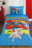 Özdilek Özdilek Superman Best Friend Tek Kişilik Lisanslı Lastikli Çarşaf Çocuk Nevresim Takımı thumbnail 4