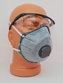 BLN BM 022 AC FFP2 NR AKTİF KARBON FİLTRELİ TOZ MASKE (20 ADET) thumbnail 3