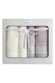 Özdilek Blossom Best Set Hamam Takımı- Krem Gri thumbnail 1