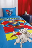 Özdilek Özdilek Superman Best Friend Tek Kişilik Lisanslı Lastikli Çarşaf Çocuk Nevresim Takımı thumbnail 2