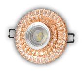 3 Adet CATA CT 6636 Manolya Dekoratif Ledli Cam Spot Kasası thumbnail 4