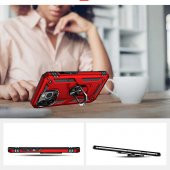 iPhone 13 Pro Max Kılıf Zore Vega Yüzüklü Standlı Zırh Kılıf thumbnail 10