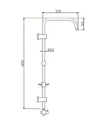 Tema 53276 Rain Bianco 5+1 Fonksiyonlu Tepe Duş Seti thumbnail 2