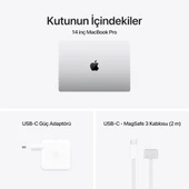 MacBook Pro M4 24 GB 1 TB SSD 14.2" MCX14TU/A Gümüş Outlet (Açıklamayı Okuyunuz) thumbnail 3