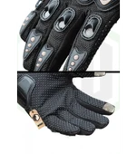 ProBiker Mpro PR100S Motosiklet Eldiveni Siyah 3 Mevsim Korumalı Standart Elastik Kumaş thumbnail 2