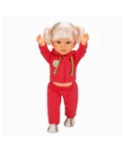 Tina Sporty Bebek 45 cm 26243 Koyu Pembe Eşofmanlı thumbnail 4