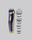 Çelik Bıçaklı Unisex Şarjlı Tıraş Makinesi – Sessiz Motor, Kablosuz ve Ayarlanabilir thumbnail 3