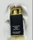 Kişiye Özel Mesajlı Ejderha Alevli Lüx Çakmak thumbnail 1